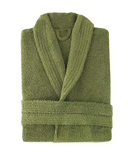 Top Towel Unisex Elegant Bademantel, Blatt, XL von Top Towel