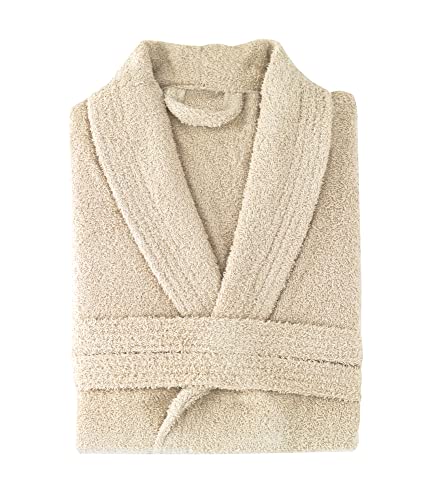 Top Towel Unisex Elegant Bademantel, Kamel, M von Top Towel