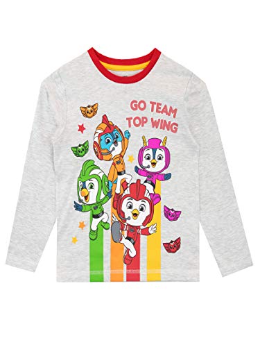 Top Wing Jungen Langarmshirt Grau 104 von Top Wing