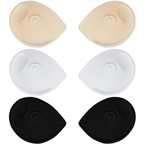 TopBine 3 Paar BH Einlagen Bra Pads herausnehmbaren Sport BH,Bikinis Unterwäsche Einsätze Pads von TopBine