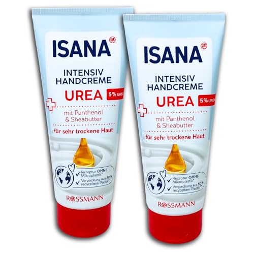 2 er Pack ISANA reichhaltige Handcreme Urea intensiv 2 x100ml von TopDeal