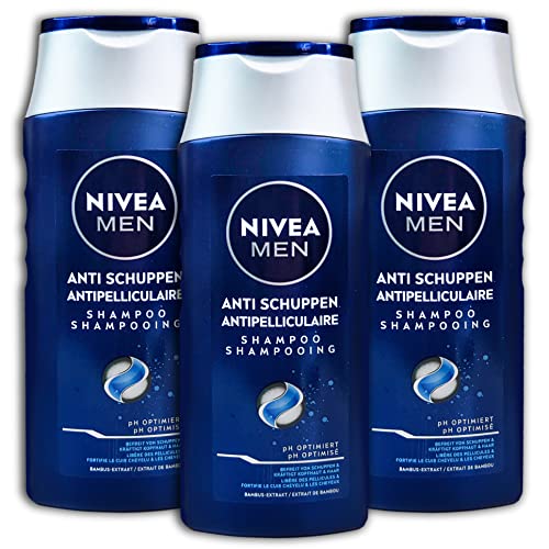 3 er Pack NIVEA MEN Shampoo Anti Schuppen 3 x 250 ml von TopDeal