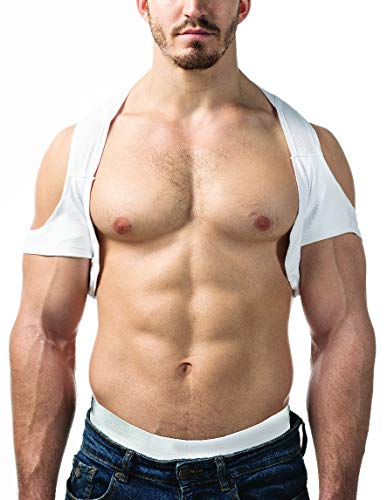 TopDry Underarm Sweat Pads Weste für Herren - Herren Unsichtbar Sweatproof Unterhemd - Weiß - Klein TopDry Underarm Sweat Pads Weste für Herren - Herren Unsichtbar Sweatproof Unterhemd - Weiß - Klein von TopDry