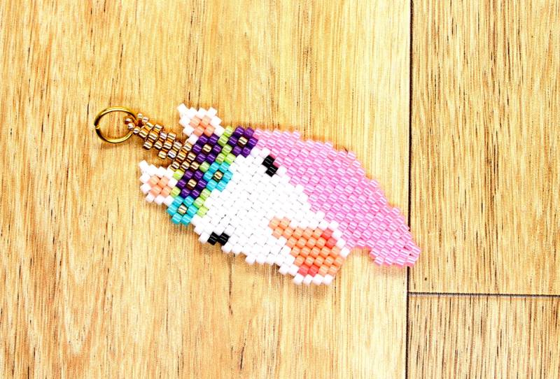 Einhorn Anhänger Charm, Perlen Anhänger, Andenken von TopNotchShopCo