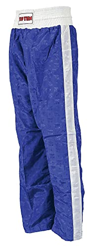 TOP Ten Kickboxhosen Classic Gr. XL blau/weiß von TOP TEN