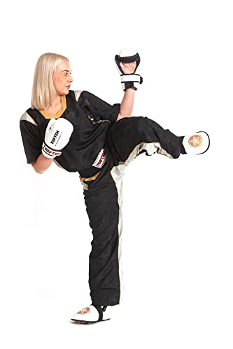 TOP TEN Kickboxuniform „TTM“ - Gr. M = 170 cm, schwarz-gold von TOP TEN