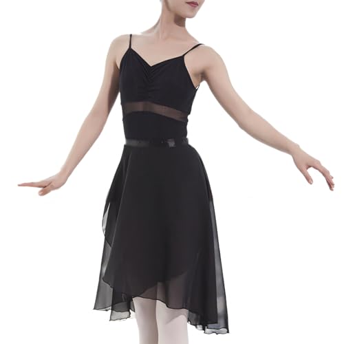 TopTie Ballettrock Wickelrock Chiffon Tanz Rock Transparenter Rock für Erwachsene von TopTie