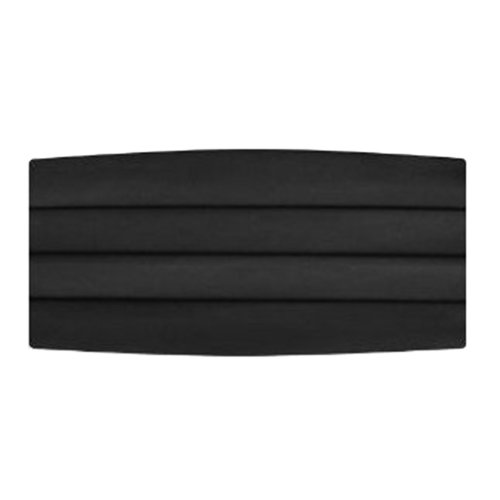 TopTie Herren Kummerbund verstellbar Smoking Accessoires aus Satin- Schwarz von TopTie