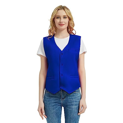 TopTie Anzug Westen Unisex Button Kellner Uniform von TopTie