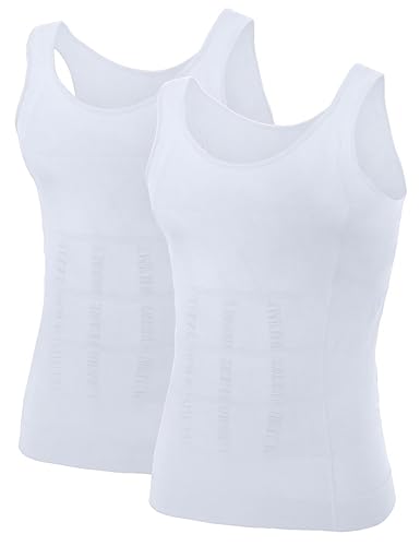 TopTie Unterhemd Herren Tank Top ärmellos Muskelshirts- Weiß XL TopTie Unterhemd Herren Tank Top ärmellos Muskelshirts- Weiß XL von TopTie