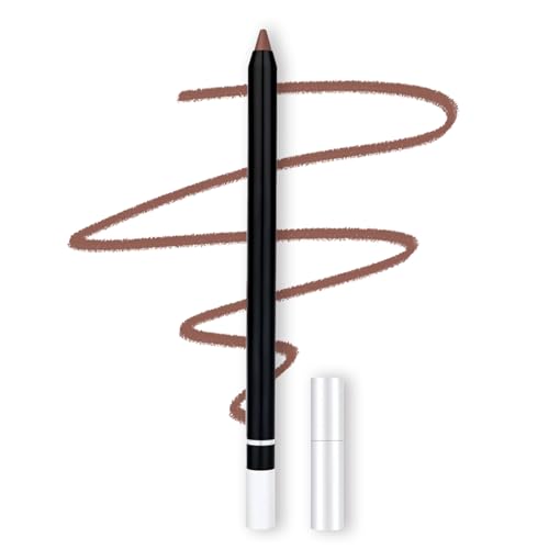 Eyeliner Wasserfest, 24 HR Waterproof Eyeliner Duo Sharpenable Eye Pencil, Feiner Tipp für Präzise oder Fettes Auge, Glatte und Natürliche Anwendung (006#) von Topbashgo