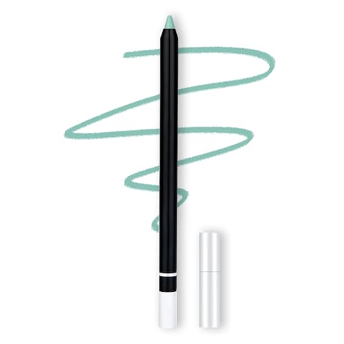 Eyeliner Wasserfest, 24 HR Waterproof Eyeliner Duo Sharpenable Eye Pencil, Feiner Tipp für Präzise oder Fettes Auge, Glatte und Natürliche Anwendung (010#) von Topbashgo