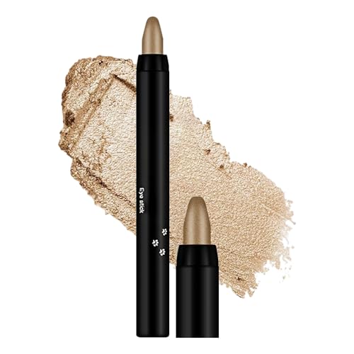 Lidschatten Stift, 16 Colors Highlight Eyeshadow Pen Waterproof, glitzer Und Matter Lidschatten, Wasserdicht Nicht Blühend Eyeshadow Erstellen Sie Glitzerndes Augen Make Up (#04) von Topbashgo