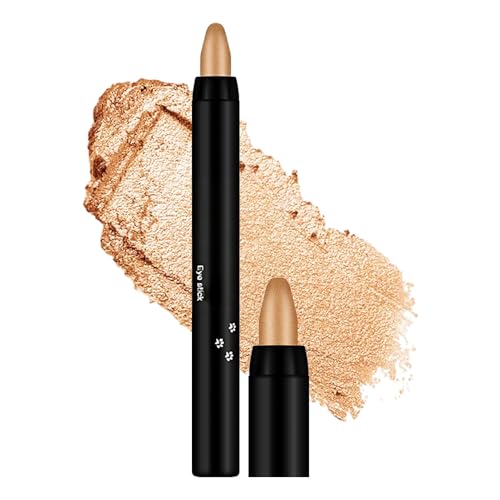 Lidschatten Stift, 16 Colors Highlight Eyeshadow Pen Waterproof, glitzer Und Matter Lidschatten, Wasserdicht Nicht Blühend Eyeshadow Erstellen Sie Glitzerndes Augen Make Up (#06) von Topbashgo