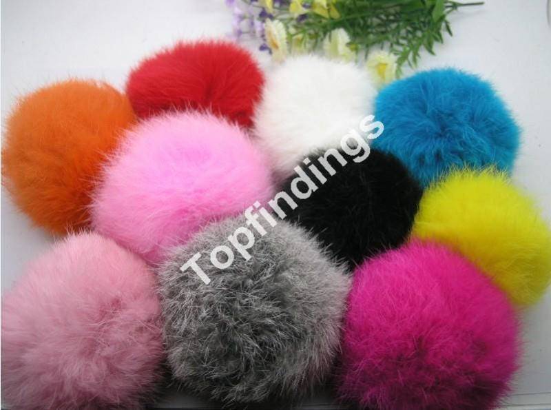 10 Stück 8 cm Diy Echt Kaninchen Fell Ball Pelz Für Handy-Anhänger, Handtaschenanhänger, Schlüsselbund U Pick 10 Stück 8 cm Diy Echt Kaninchen Fell Ball Pelz Für Handy-Anhänger, Handtaschenanhänger, Schlüsselbund U Pick von Topfindings