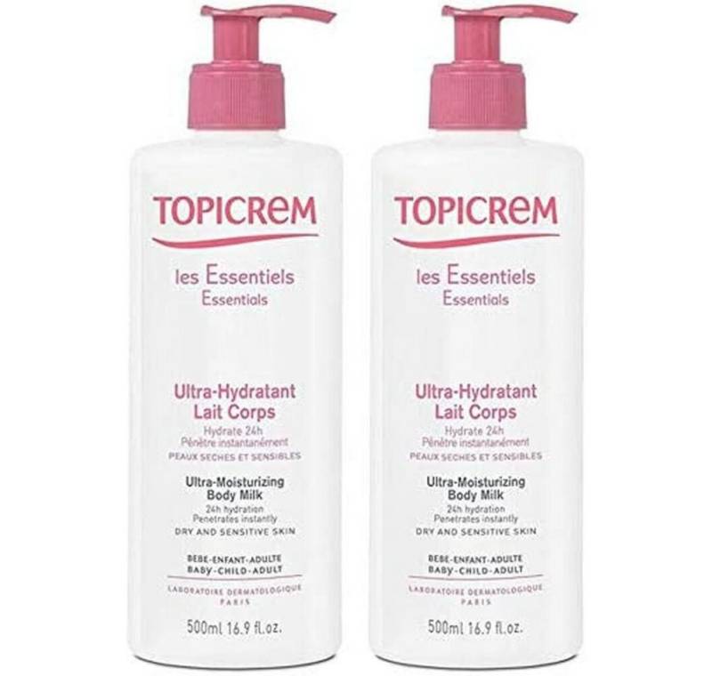 Topicrem Körperpflegemittel UH ultra-moisturizing body milk duo 2 x 500ml von Topicrem
