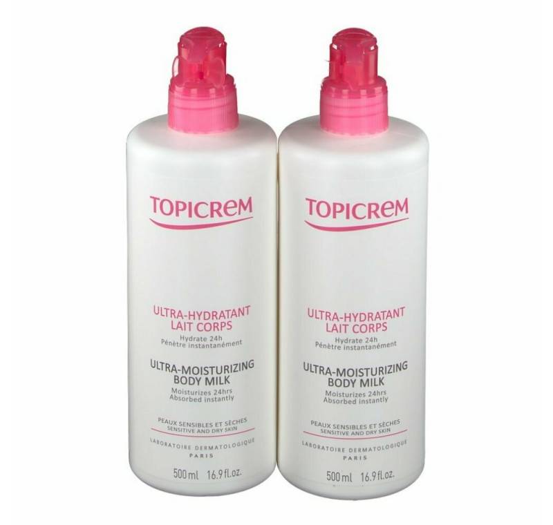 Topicrem Körperpflegemittel uh lait corporel 2x500ml von Topicrem