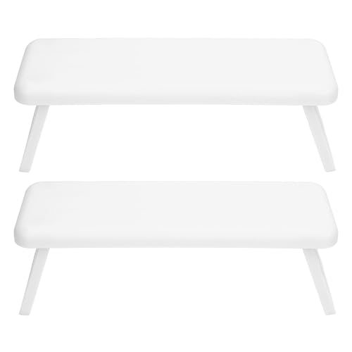 Armlehne für Nails Tech, Faltbare Nagelarmstütze, Nagelhandauflage für Acrylnägel, Kissen Handhalter, Waschbare Maniküre Handauflage für Nagellampe, Weiche Handauflage für (WHITE) von Topiky