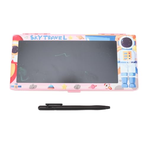 Federmäppchen, Hartes Federmäppchen mit Großem Fassungsvermögen und 7 Zoll LCD Schreibtablett, One Click Verriegelung, Sturzsicheres Federmäppchen für Schreibwaren von Topiky