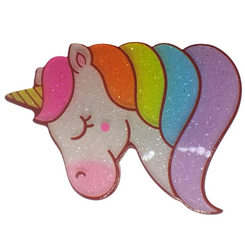 Topkids Accessories Glitzer Einhorn Motiv Schnabelclip, Haarspange Haarspangen Mädchen Haarschmuck Mädchen Haarspangen Haarspangen Haarspangen Kleinkind Pin Curl Clips Kinder Haarspangen Kinder von Topkids Accessories