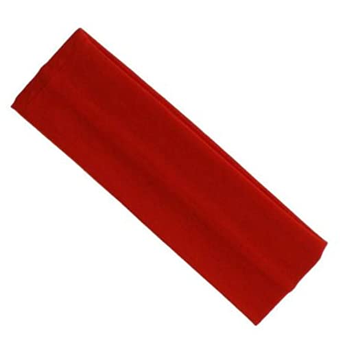 Topkids Accessories Yoga-Stirnband, Kopfband, Kylie, Haarband, Haarband, Haarband, Haarband, Haarband, dehnbar, elastisch, für Damen, Herren und Jungen, Mädchen (7 cm, rot) von Topkids Accessories