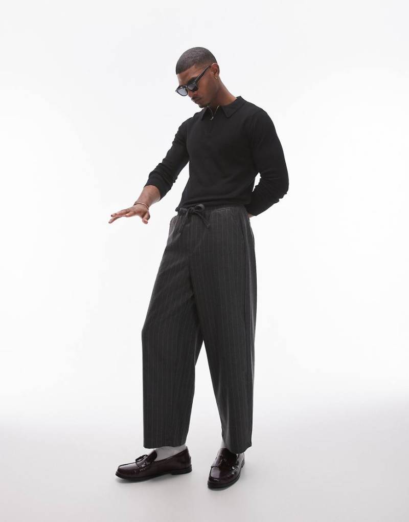 Topman - Basic-Polohemd in Schwarz von Topman