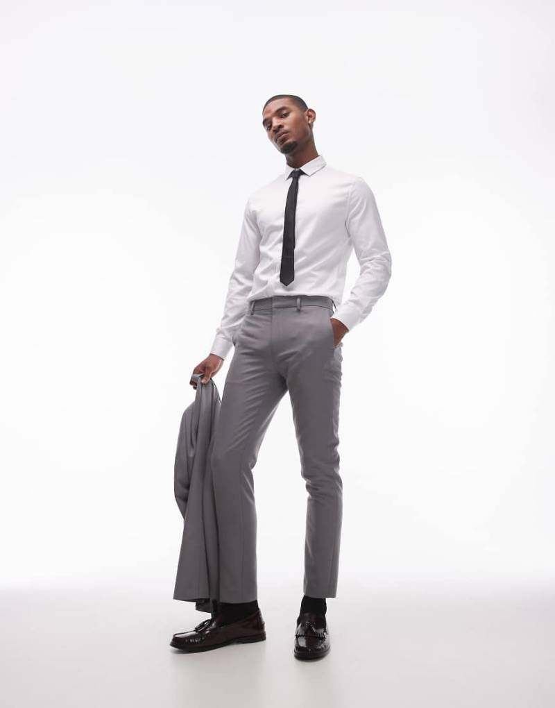 Topman - Enge Anzughose in Grau Topman - Enge Anzughose in Grau von Topman