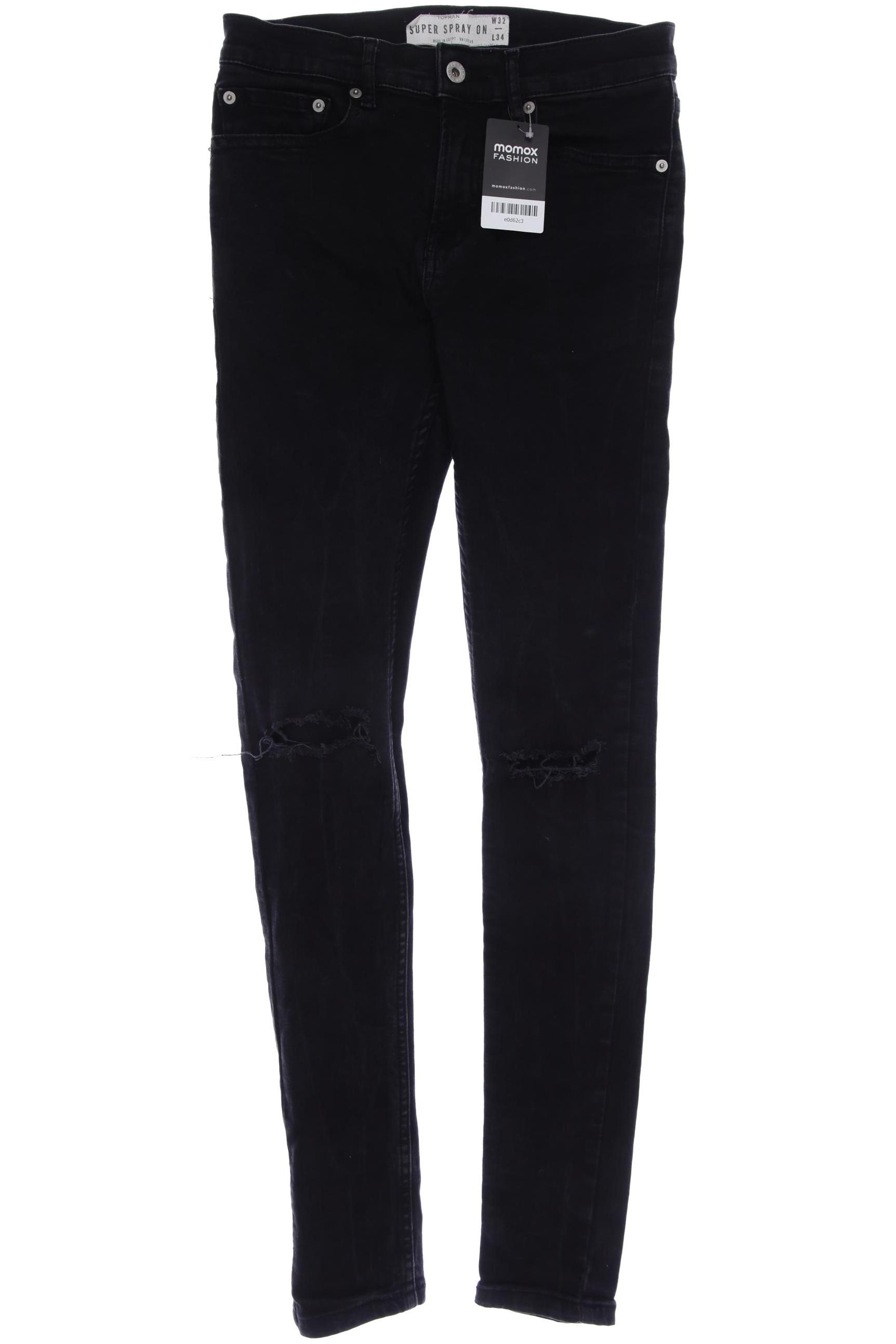 Topman Herren Jeans, schwarz von Topman