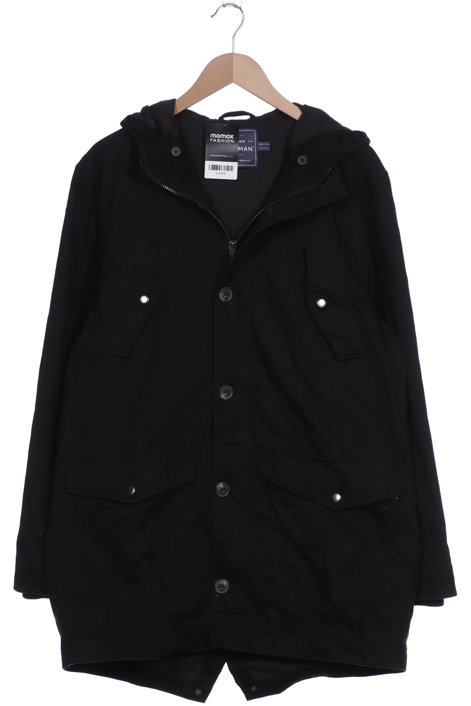 Topman Herren Mantel, schwarz von Topman