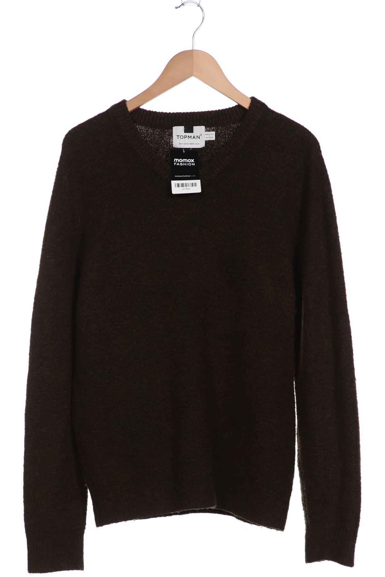 Topman Herren Pullover, grün, Gr. 48 von Topman