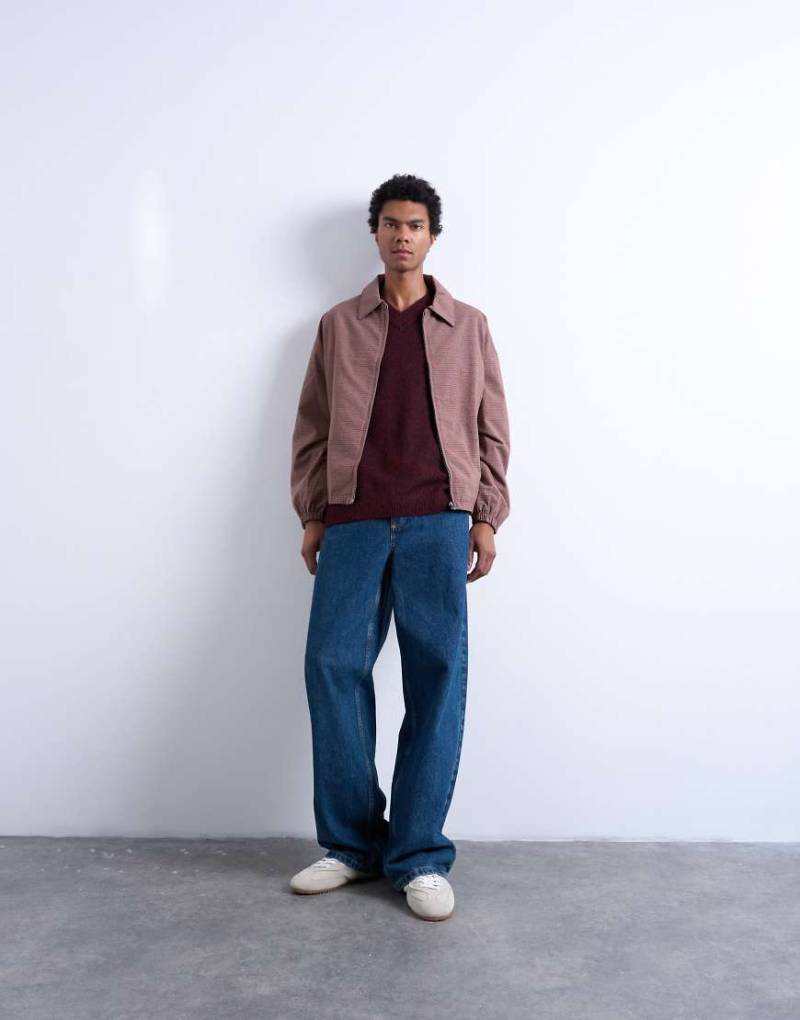 Topman - Karierte Harrington-Jacke-Bunt von Topman