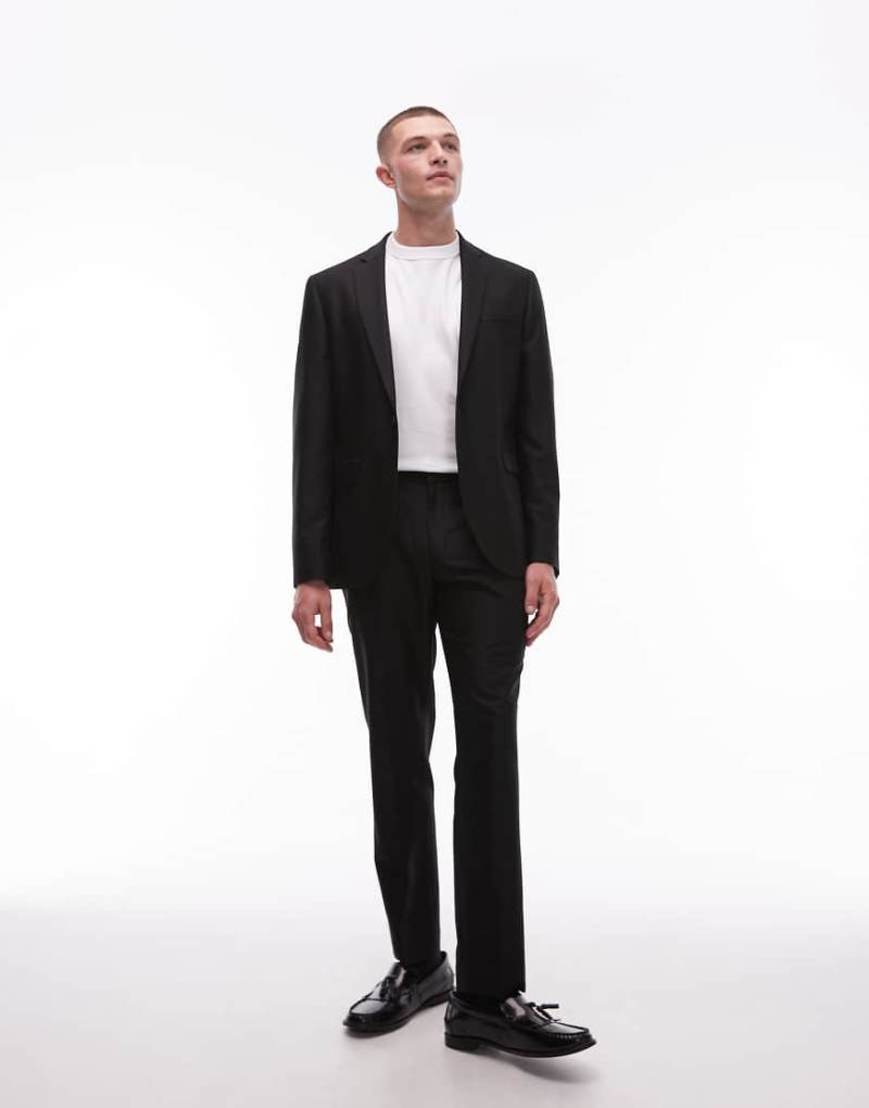 Topman - Schmale Anzughose in Schwarz von Topman
