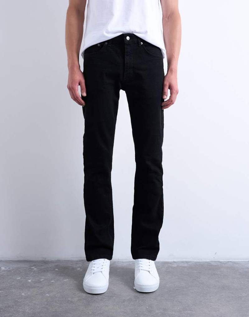 Topman - Schmale Stretch-Jeans in Schwarz von Topman