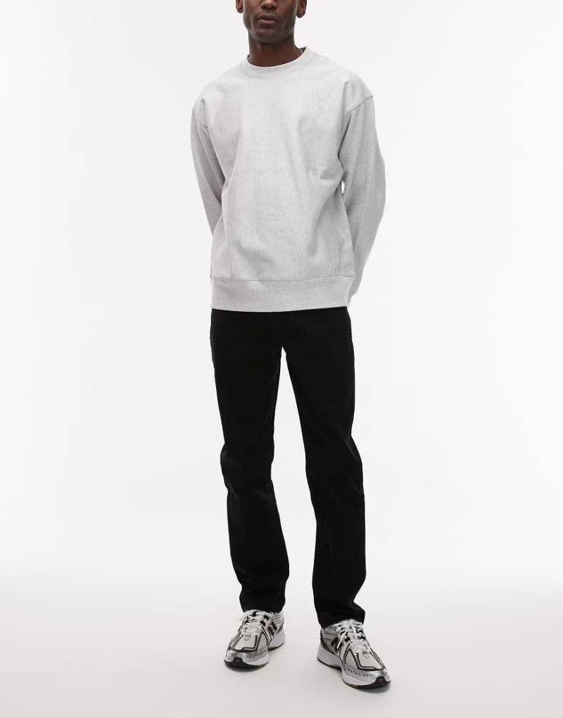 Topman - Schmale Stretchjeans in Schwarz von Topman