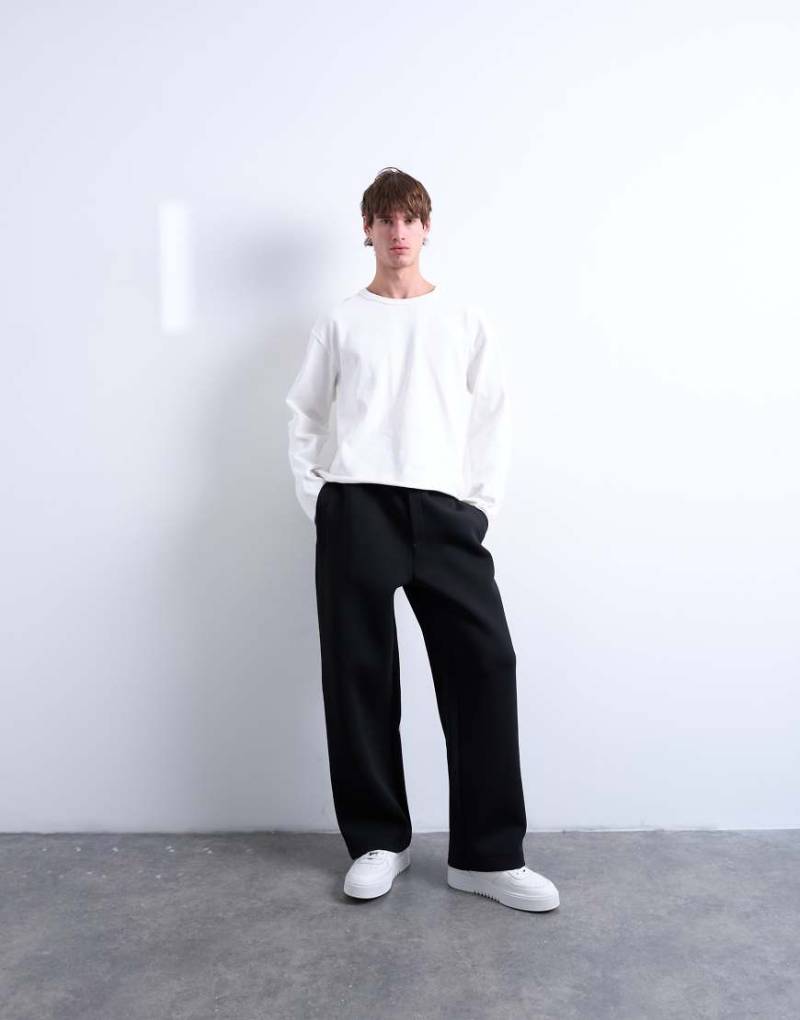 Topman - Skater-Jogginghose aus Jersey in Schwarz Topman - Skater-Jogginghose aus Jersey in Schwarz von Topman