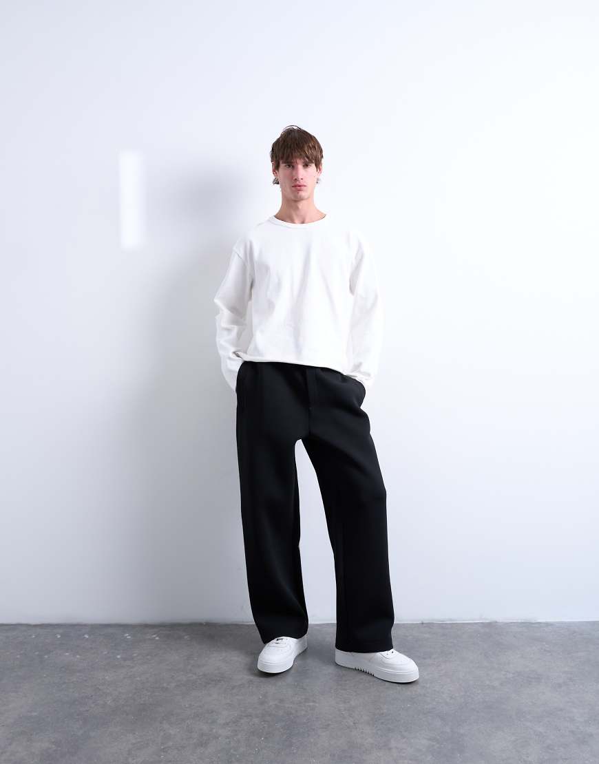 Topman - Skater-Jogginghose aus Jersey in Schwarz von Topman