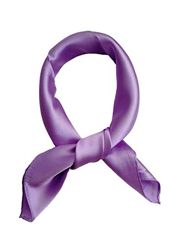 Topmodisches Tuch quadratisch einfarbig 57 x 57 cm, lavendelfarben, One size von Topmode