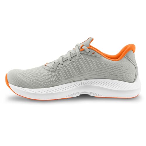 Topo Athletic Herren FLI-Lyte 5 Laufschuhe Neutralschuh Grau - Orange von Topo Athletic