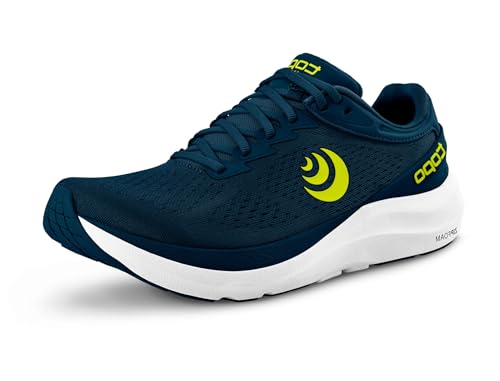 Topo Athletic Herren Phantom 3 Laufschuhe Neutralschuh Navy/Lime - Dunkelblau von Topo Athletic