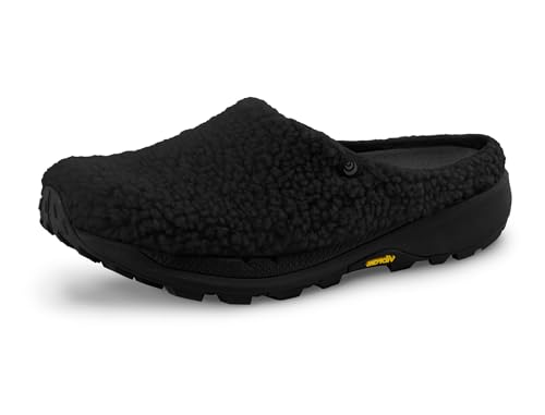 Topo Athletic Revive Damen-Hausschuhe, leicht, bequem, 3 mm, recyceltes Fleece, natürliche Erholung, Alltagskleidung, Hausschuhe, Schwarz/Schwarz, 38 EU Topo Athletic Revive Damen-Hausschuhe, leicht, bequem, 3 mm, recyceltes Fleece, natürliche Erholung, Alltagskleidung, Hausschuhe, Schwarz/Schwarz, 38 EU von Topo Athletic