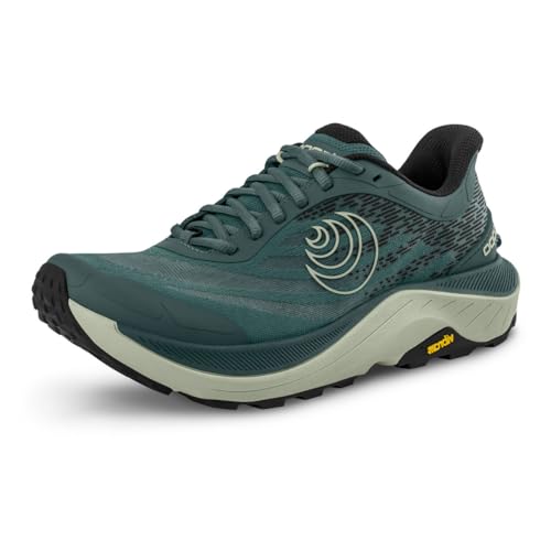 Topo Athletic Ultraventure 4 Damen Traillaufschuhe, bequem, gepolstert, langlebig, 5 mm, Sportschuhe, Trailrunning-Schuhe, Stone/Grau, 37 EU Weit von Topo Athletic