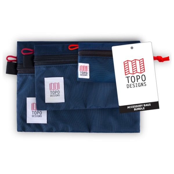 Topo Designs - Accessory Bag Bundle - Rucksack-Zubehör Gr Micro/Small/Medium blau von Topo Designs