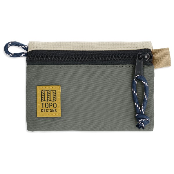 Topo Designs - Accessory Bag Gr S grau von Topo Designs