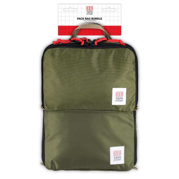 Topo Designs - Pack Bag Bundle - Packsack Gr 5 l / 10 l oliv von Topo Designs