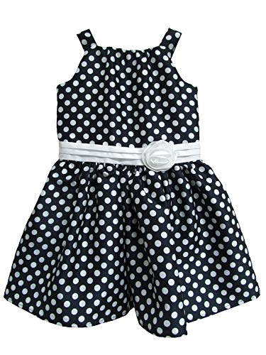 Topo Kinder Kleid festlich Dottie blau (92) von Topo