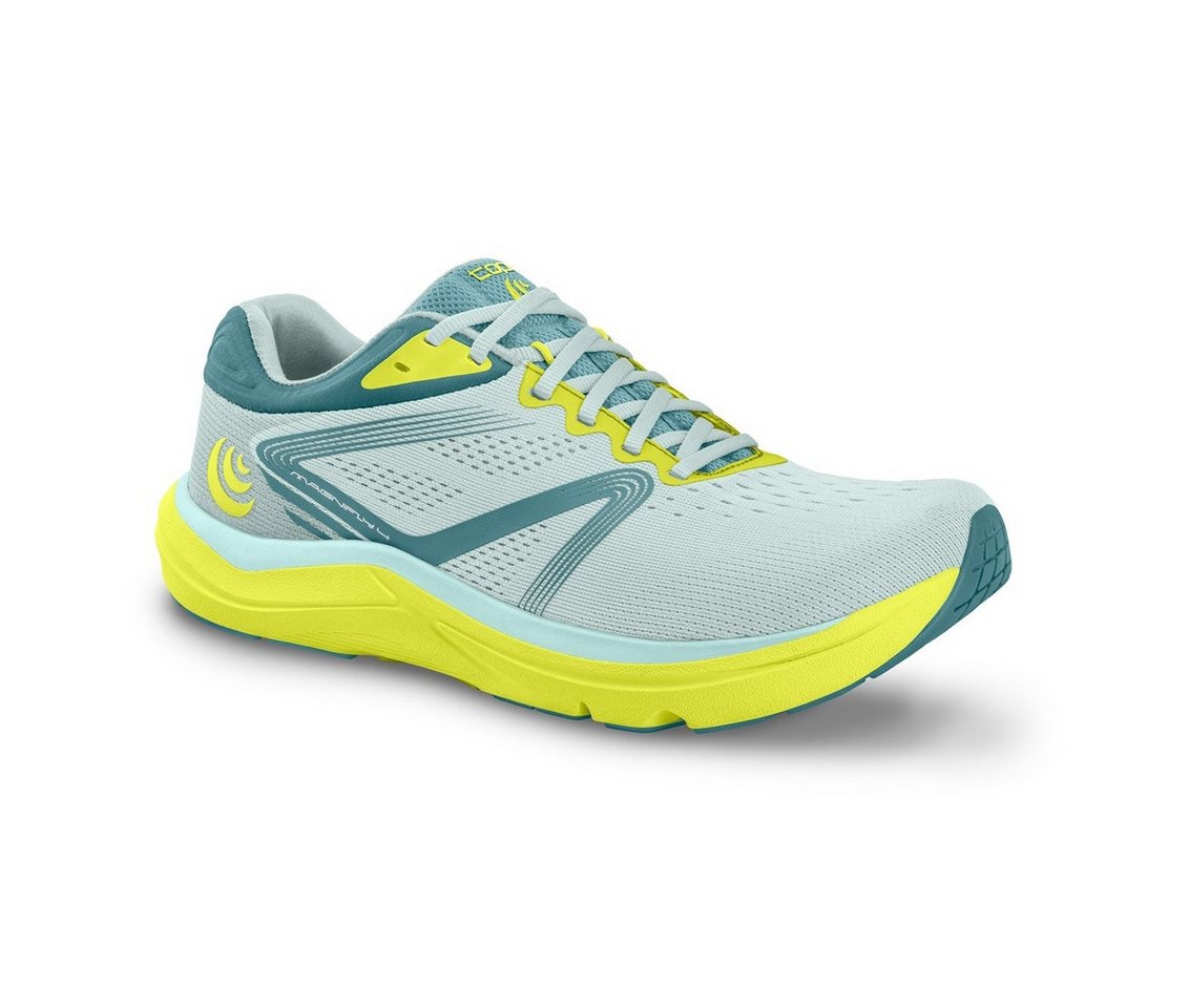 Topo Magnifly 4 (Dämpfung) blau/lime Damen Laufschuh von Topo