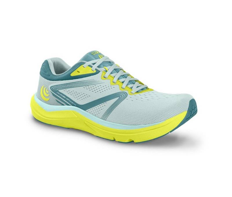 Topo Magnifly 4 (Dämpfung) blau/lime Damen Laufschuh von Topo