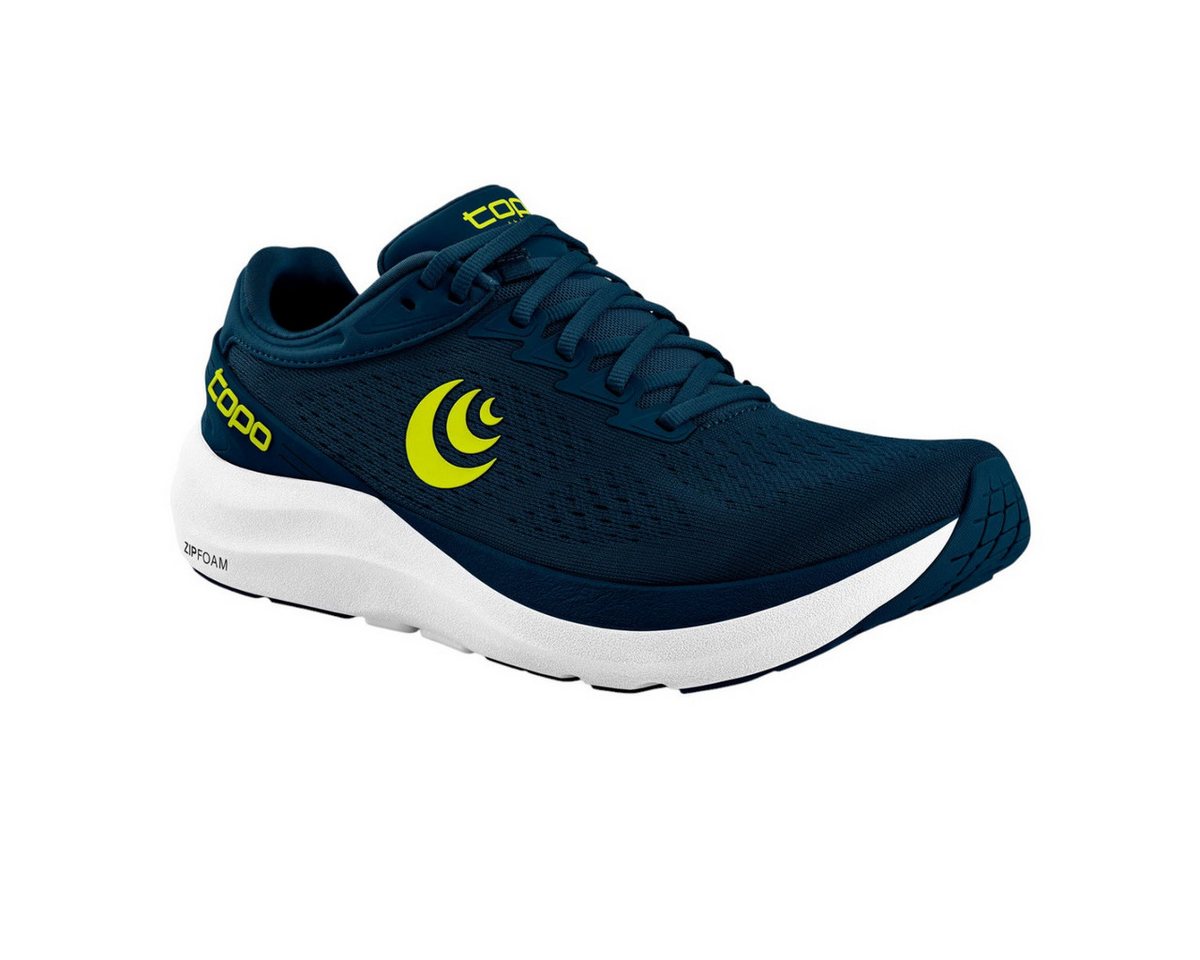 Topo Phantom 3 (Dämpfung, breitere Zehenbox) navyblau/lime Herren Laufschuh von Topo