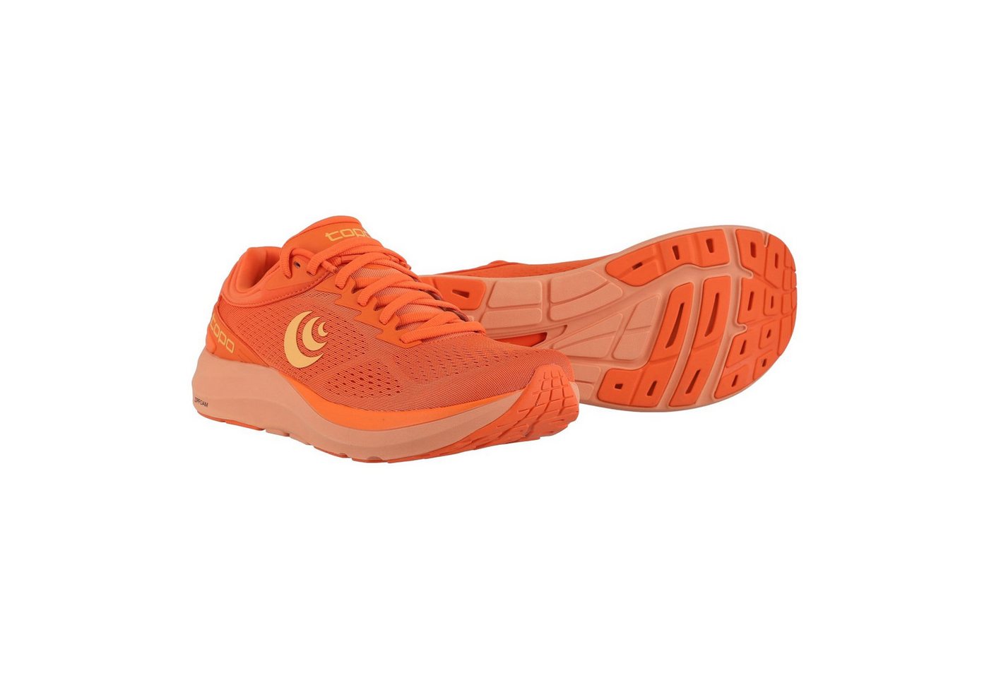 Topo Phantom 3 (Dämpfung, breitere Zehenbox) orange/gelb Herren Laufschuh von Topo