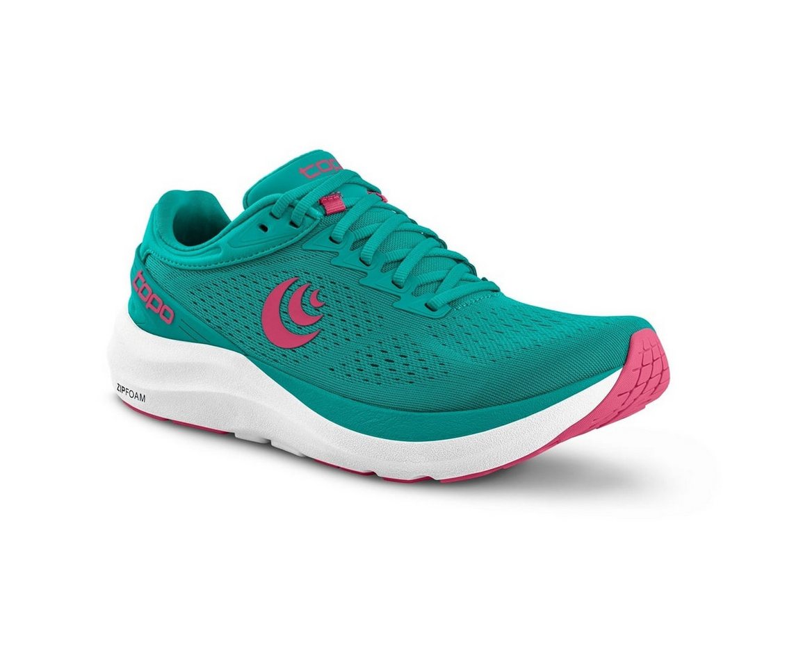 Topo Phantom 3 (Dämpfung, breitere Zehenbox) tealgrün/pink Damen Laufschuh von Topo